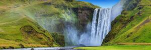 Kép ikonikus Izlandi vízesés