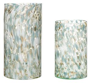 Hübsch - Libra Vases 2 pcs. Blue - Lampemesteren