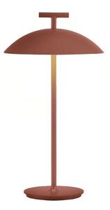 Kartell - Mini Geen-A Portable Asztali Lámpa Brick Red - Lampemesteren