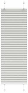 Pliszírozott redőny világosszürke 40x150 cm szövetszélesség
