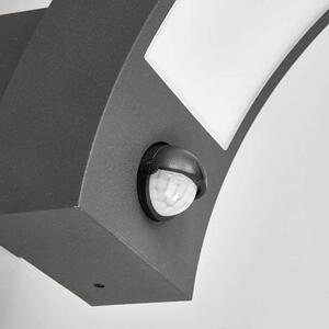 Lucande - Lennik LED Kültéri Fali Lámpa Érzékelővel Graphite - Lampemesteren