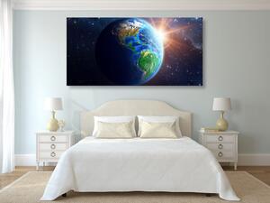 Kép kék Föld bolygó