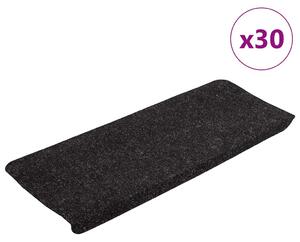 30 db antracitszürke öntapadó lépcsőszőnyeg 65 x 24,5 x 3,5 cm