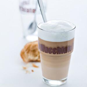 LEONARDO SOLO pohár latte macchiatós 410ml barna
