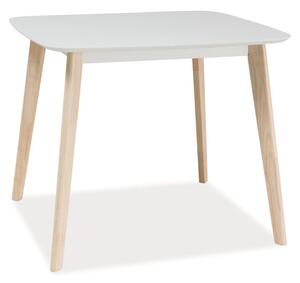 Asztal, MDF Tibi Fehér, H90xSz80xM75 cm