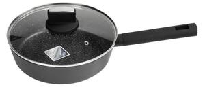 Zilan ZLN0874 Spotty Chef magasfalú serpenyő fedővel, 24 cm, 2,4 literes, tapadásmentes bevonat