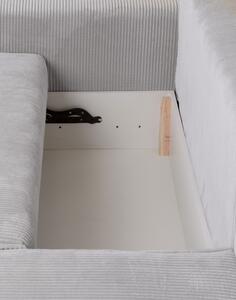 Smart kinyitható univerzális kanapé, világosszürke
