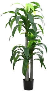 Zöld mesterséges dracaena fa 36 levéllel 180 cm