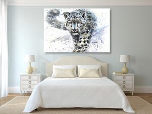 Kép rajzolt leopárd