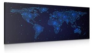 Kép világ térkép éjszakai égbolt