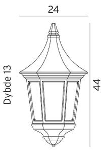 Norlys - Venedig Kültéri Fali Lámpa White - Lampemesteren