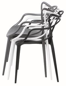 Fekete müanyag szék TOBY