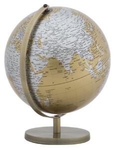 ORANGLE GLOBE III arany és ezüst fém földgömb