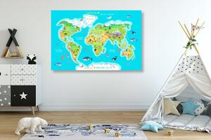 Kép földrajzi térkép gyermekek számára