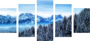 5 részes kép jeges hegyek