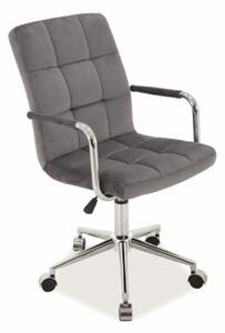 Irodai szék, szürke Q-022 VELVET