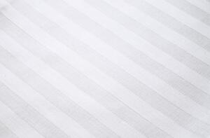 Párnahuzat Atlas Grádl 4 mm fehér csík fésült pamut