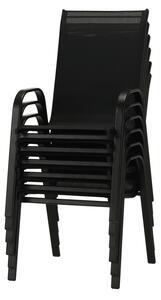 Sötétszürke rakásolható szék ALDERA