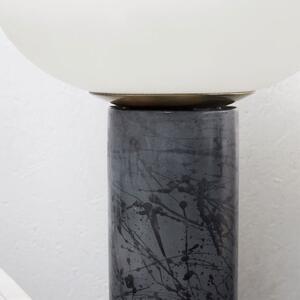 House Doctor - Opal Asztali Lámpa H45cm White/Brass - Lampemesteren