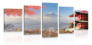 5 részes kép ősz Japán országban