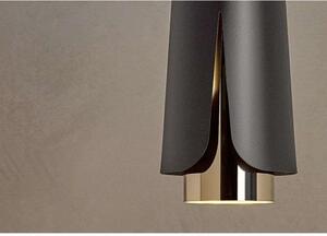 Prandina - Tulipa S3 Függőlámpa Matt Black/Luxury Gold - Lampemesteren