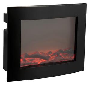 LED dekoráció modern kandalló COZY WARM 40x50 cm, fekete