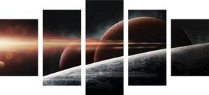 5 részes kép paléták planéták