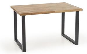 Étkezőasztal tölgyfa lappal RADUS 120(200)x78