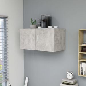 Betonszürke szerelt fa falra szerelhető szekrény 80x39x40 cm