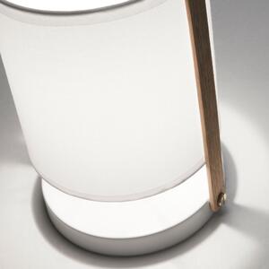 Zayla fehér asztali lámpa - Kave Home