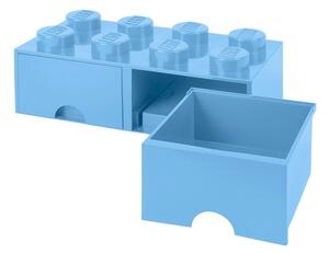 2 fiókos világoskék tárolódoboz - LEGO®