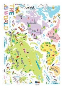 World Map for Children falmatrica szett - Ambiance