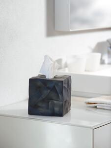 Wipy Cube fekete zsebkendőtartó doboz - Essey