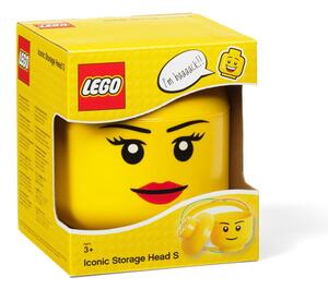 Girl minifigura fej tároló, ⌀ 16,3 cm - LEGO®