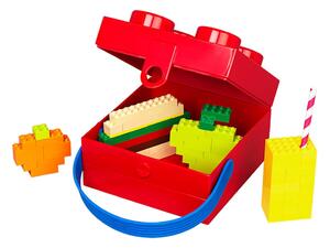 Piros tárolódoboz fogantyúval - LEGO®