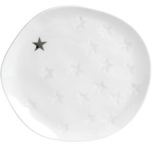 Räder Fehér porcelán tányér CSILLAG, kicsi