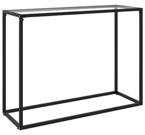 Átlátszó edzett üveg tálalóasztal 100 x 35 x 75 cm