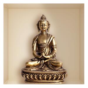 Buddha Statue 3D hatású öntapadós matrica - Ambiance