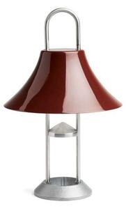 HAY - Mousqueton Portable Asztali Lámpa Iron Red - Lampemesteren