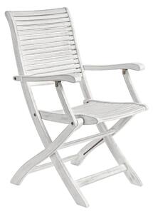 OCTAVIA fehér kerti szék