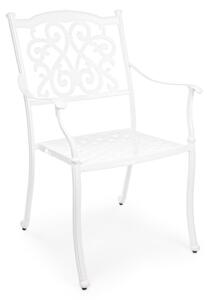 IVREA fehér alumínium kerti szék