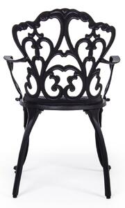 VICTORIA fekete kerti szék