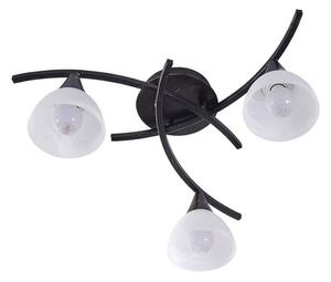 Lindby - Della 3 Mennyezeti Lámpa Black/OpalLindby - Lampemesteren