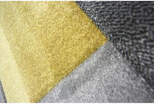 Cosmos szürke-sárga szőnyeg, 80 x 150 cm - Flair Rugs
