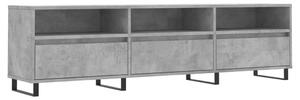Modern TV-szekrény - Betonszürke - 150 cm
