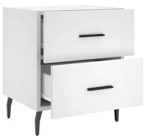 Modern Éjjeliszekrény Pár - Fehér - 2 db - 40x35x47,5 cm