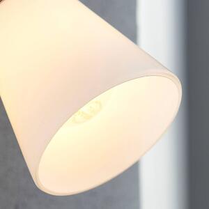 Lindby - Vivica Fali Lámpa White/Light Wood/Chrome - Lampemesteren