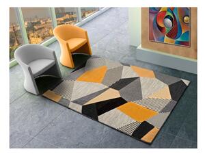 Gladys Sarro narancssárga-szürke szőnyeg, 140 x 200 cm - Universal