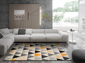Leo Triangles szürke szőnyeg, 80 x 150 cm - Universal