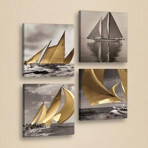 Boats többrészes kép, 33 x 33 cm